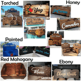 Personalized Tropical Leaf Name Decor – Custom Layered Letters, Perfect Gift for Birthdays, Baby Showers & Beach Lovers